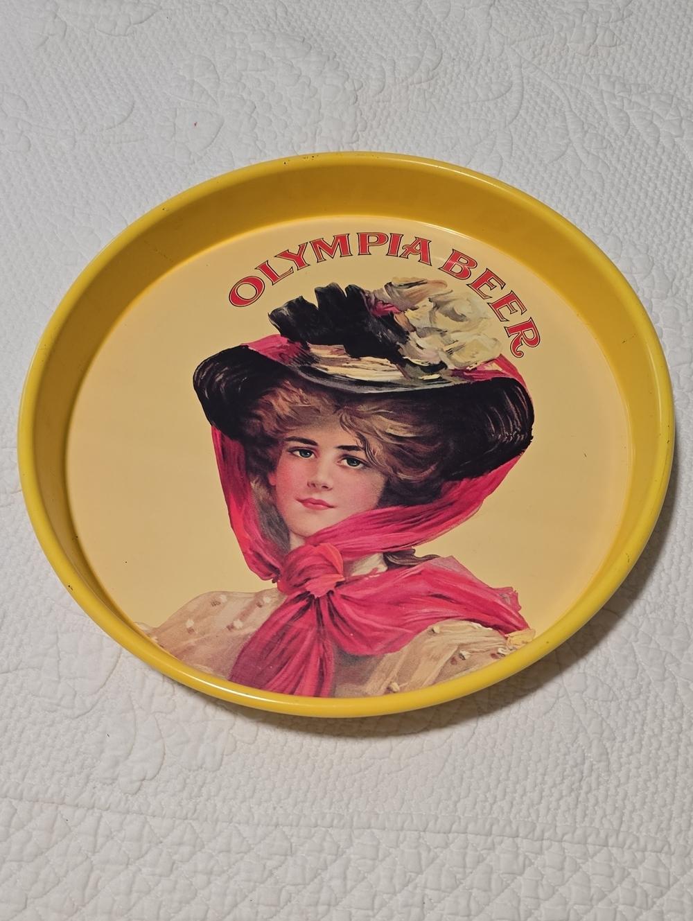 Vintage Olympia Brewing Company Metal Serving Tray
